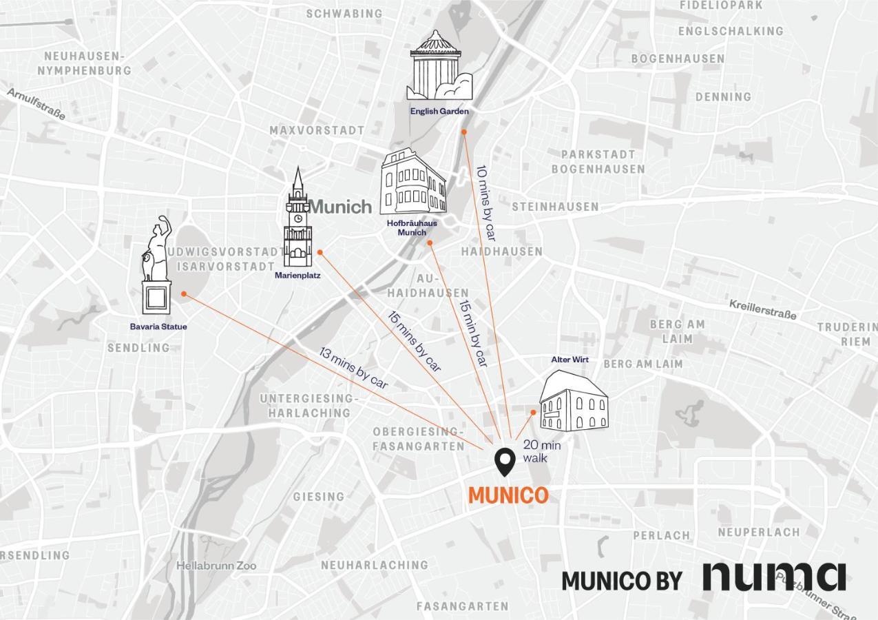 Апарт отель Numa Munich Munico Экстерьер фото